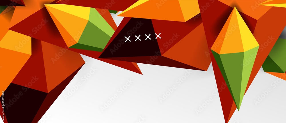 3d low poly abstract shape background vector illustration 3d low poly abstract shape background vector illustration