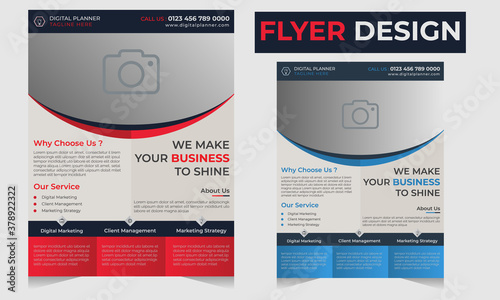 Modern Corporate Flyer Design Template 