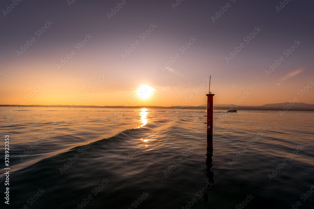 Sirmione,lago di garda, lago , tramonto 