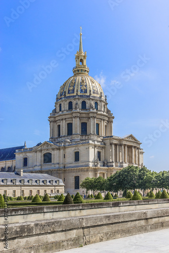 Chapel of Saint-Louis-des-Invalides (1679) in Paris. Les Invalides - museum relating to military history of France.