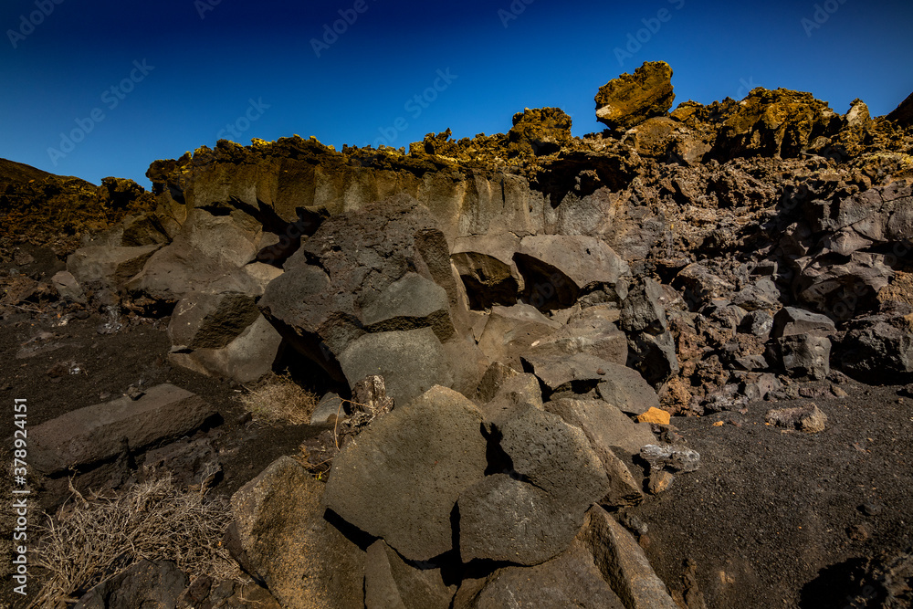 Obraz premium Zonas Volcánicas del Parque Timanfaya de Lanzarote