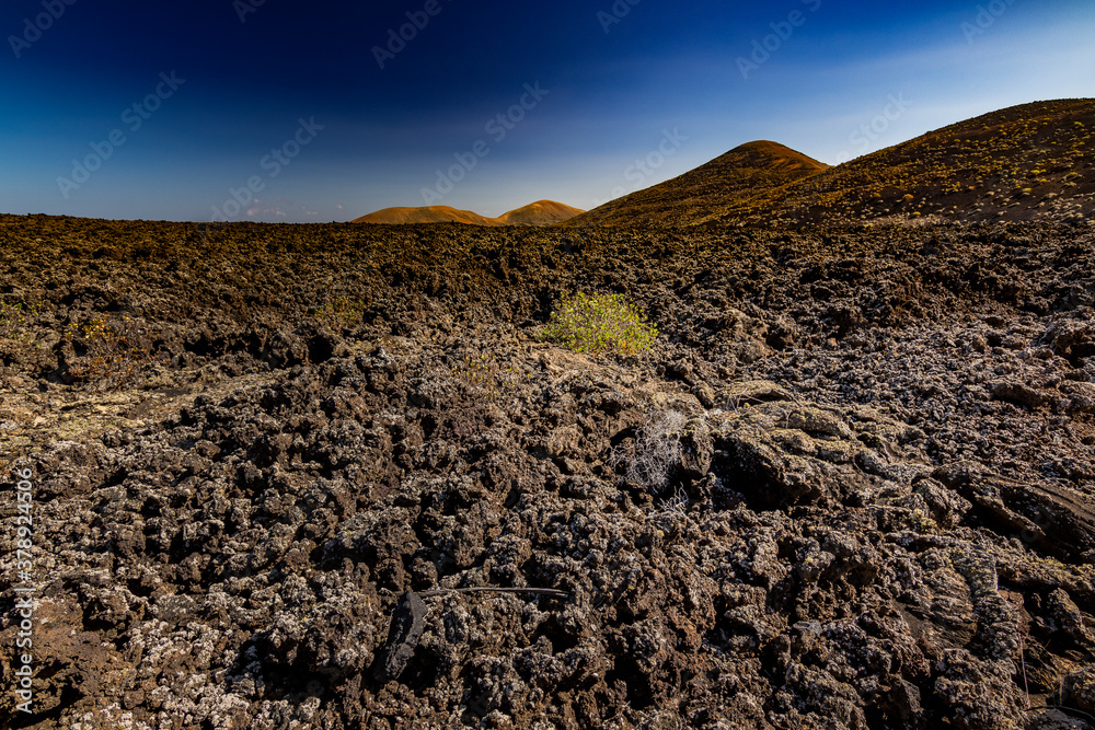 Obraz premium Zonas Volcánicas del Parque Timanfaya de Lanzarote