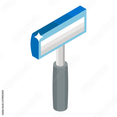 
Isometric design of safety razor icon, editable vector 
