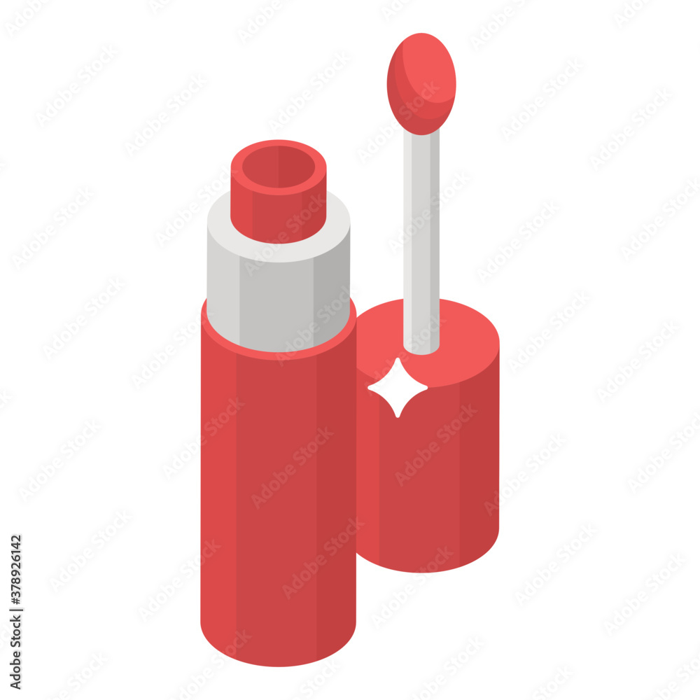 Lip gloss icon in isometric vector design, lip makeup concept
Lip gloss icon in isometric vector design, lip makeup concept