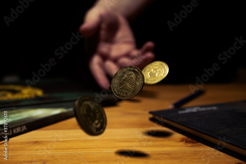 Coins and luck photo