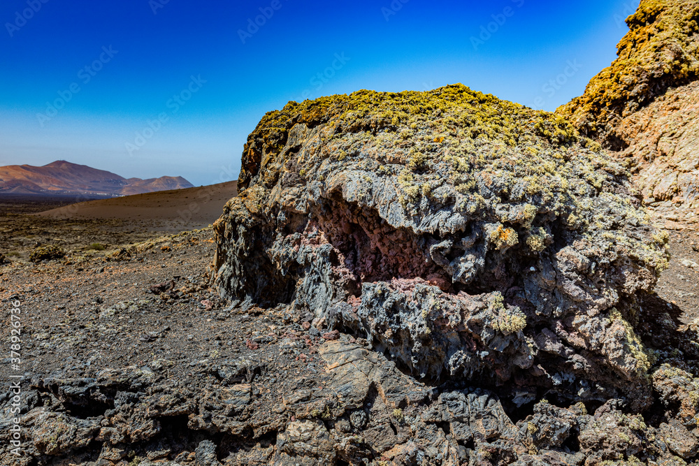 Obraz premium Zonas Volcánicas del Parque Timanfaya de Lanzarote