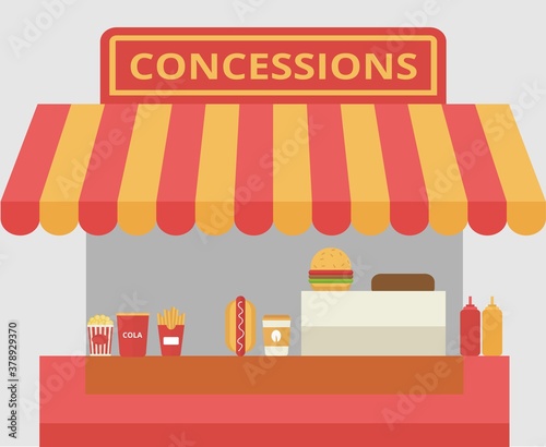 Free Concession Stand Vector