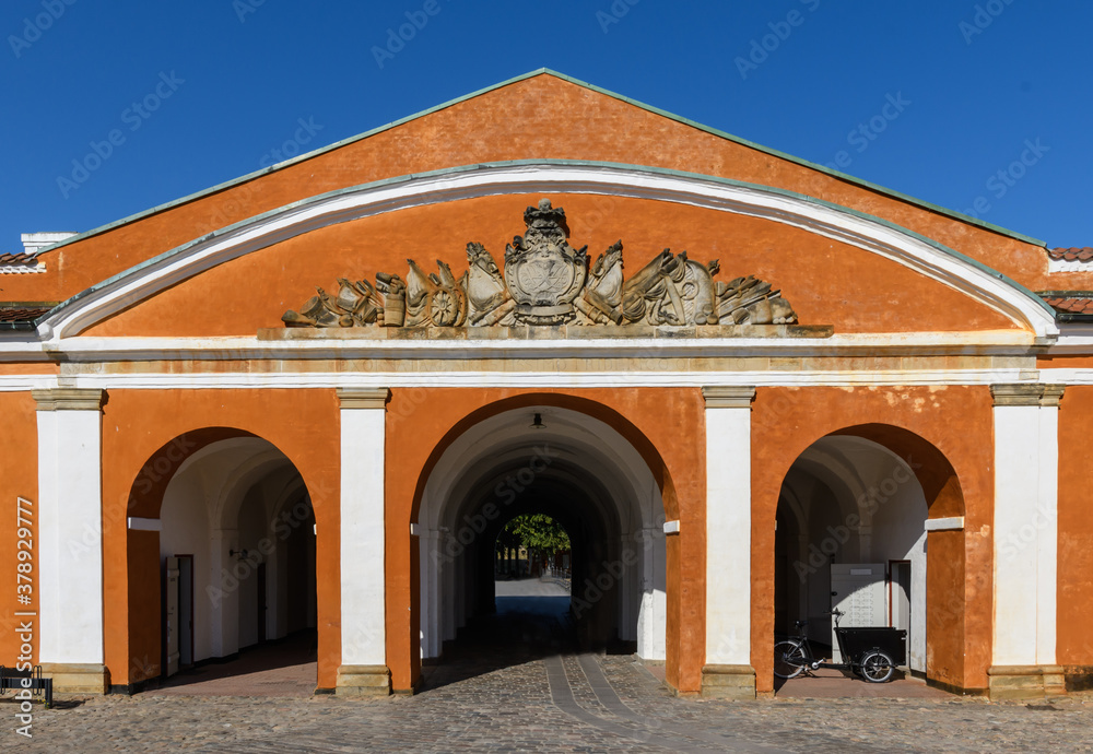 Schloß Kronborg, Gebäude orange