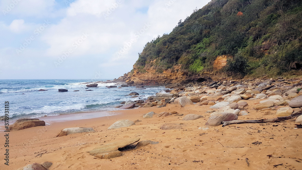 Little Beach in the Bouddi National Park New South Wales Australia Little Beach in the Bouddi National Park New South Wales Australia