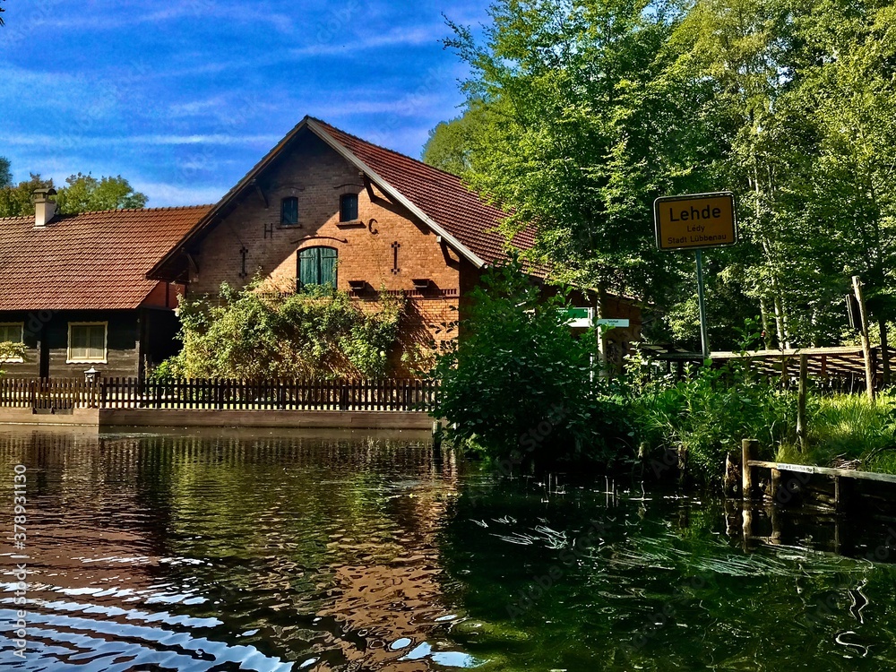 Obraz premium Spreewald in Lübbenau / Lehde (Brandenburg)