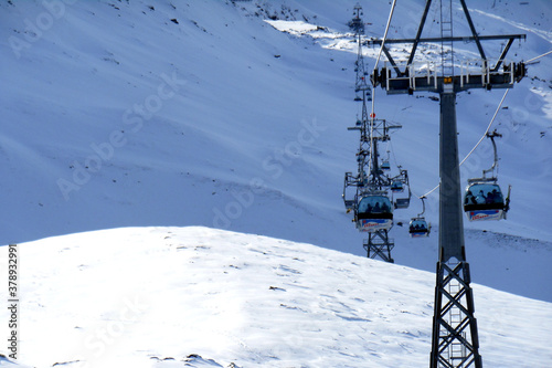 Hochgurgl Obergurgl Otztal Ski resort in the Western Tyrol Austrian Alps Austria