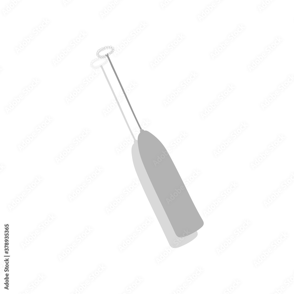 Milk Frother Device. Landing Web Page Header Banner Template Vector. Cartoon Kitchen Electronic Equipment, Utensil Kitchenware, Mixer Machine Milk Frother Device. Landing Web Page Header Banner Template Vector. Cartoon Kitchen Electronic Equipment, Utensil Kitchenware, Mixer Machine