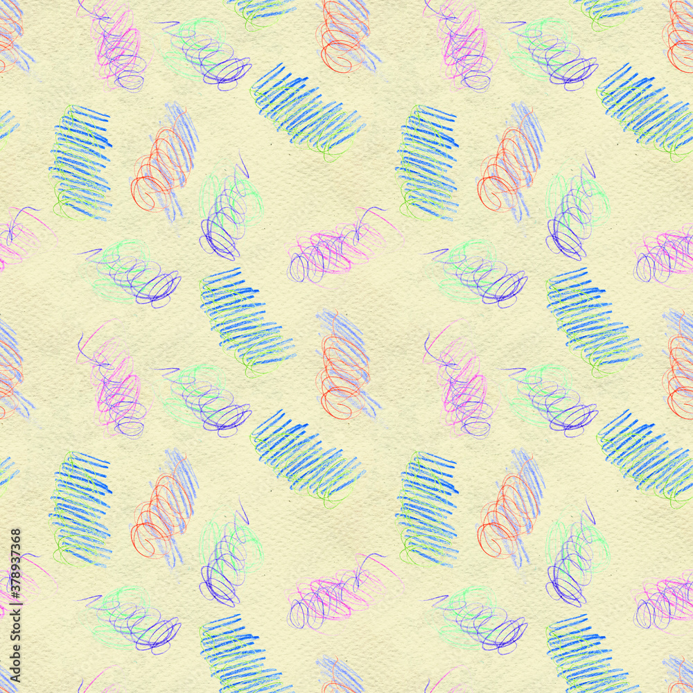 Scribble hand drawn pattern Scribble hand drawn pattern