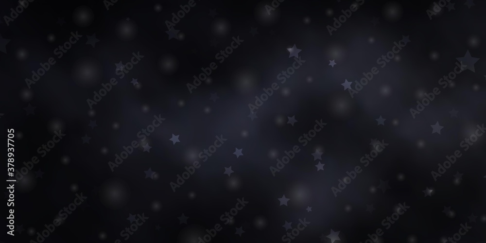 Obraz premium Light Gray vector texture with beautiful stars. Shining colorful illustration with small and big stars. Pattern for wrapping gifts.