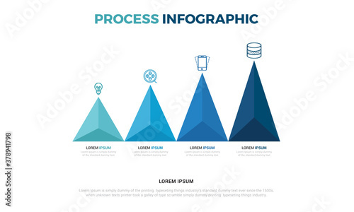 Infographic with arrow elements

