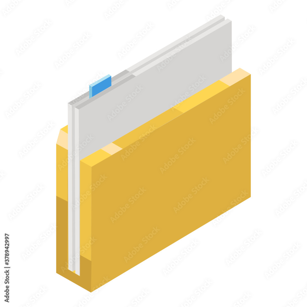 File folder showing concept of archive icon
File folder showing concept of archive icon