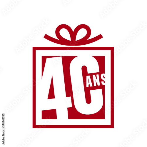 40 ans, carte cadeau 