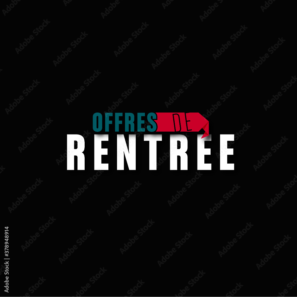 offres de rentrée