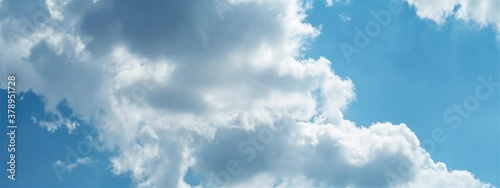 Blue Sky and Clouds Timelapse Anamorphic