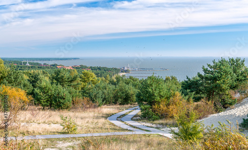 The Curonian Spit is a unique nature reserve park common for Russia and Lithania
