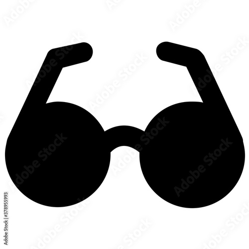 
Protective eyewear fashion accessory, design of glasses icon
