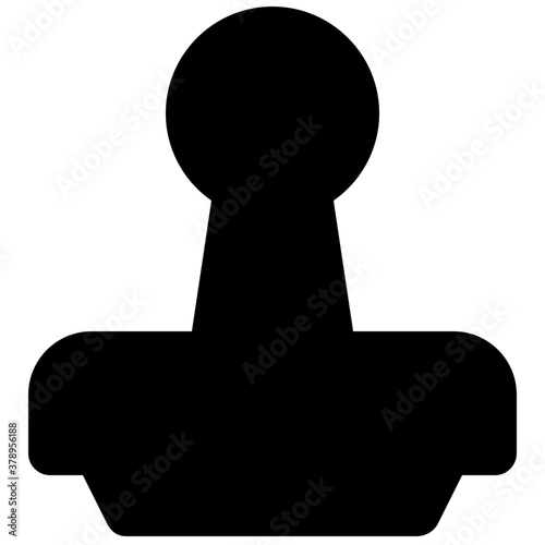 
Distinctive impression or quality, rubber stamp icon 
