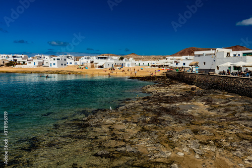 Fototapeta Naklejka Na Ścianę i Meble -  Paisajes de la isla Graciosa de Lanzarote