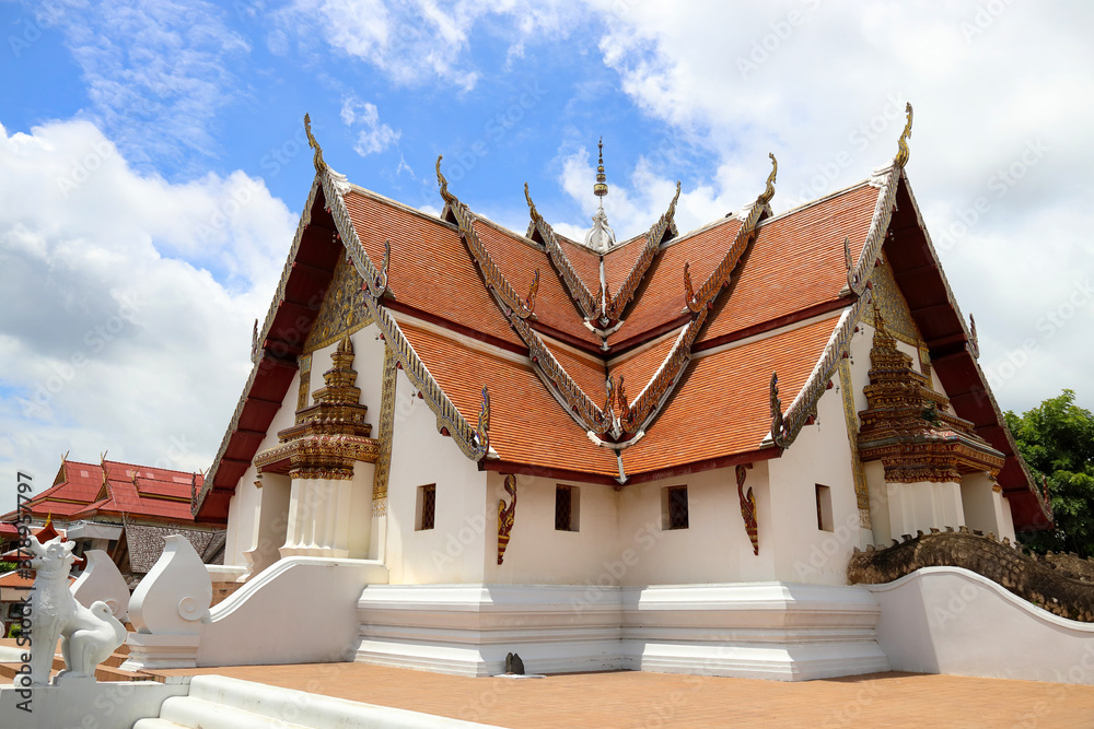 Landmark of Nan, Phumin Temple in Nan province, Thailand