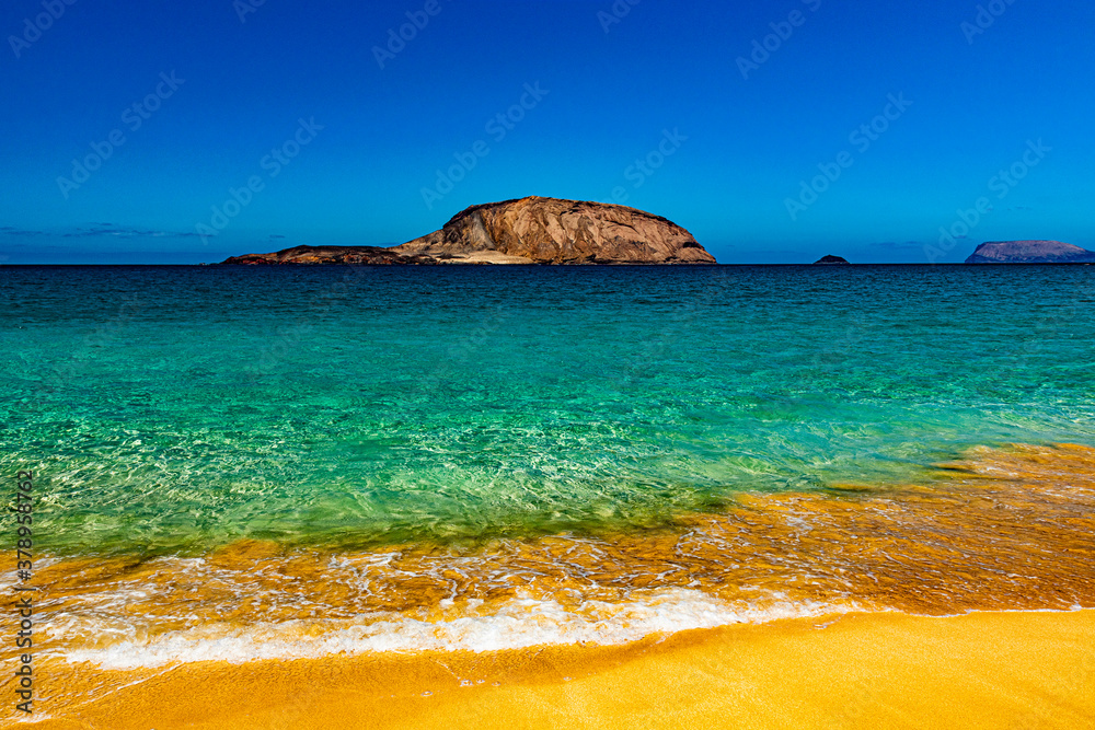 Paisajes de la isla Graciosa de Lanzarote