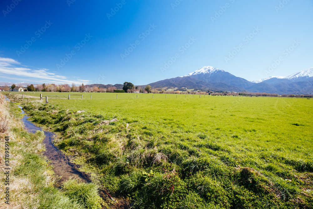 Landscape Around Staveley in New Zealand