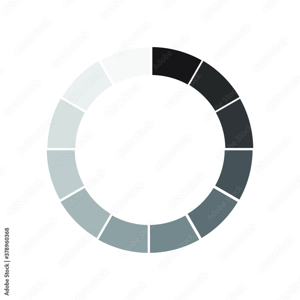 Load bar for mobile apps. Radial load, update or download diagram icon of progress bar, minimal flat design. Load bar for mobile apps. Radial load, update or download diagram icon of progress bar, minimal flat design.