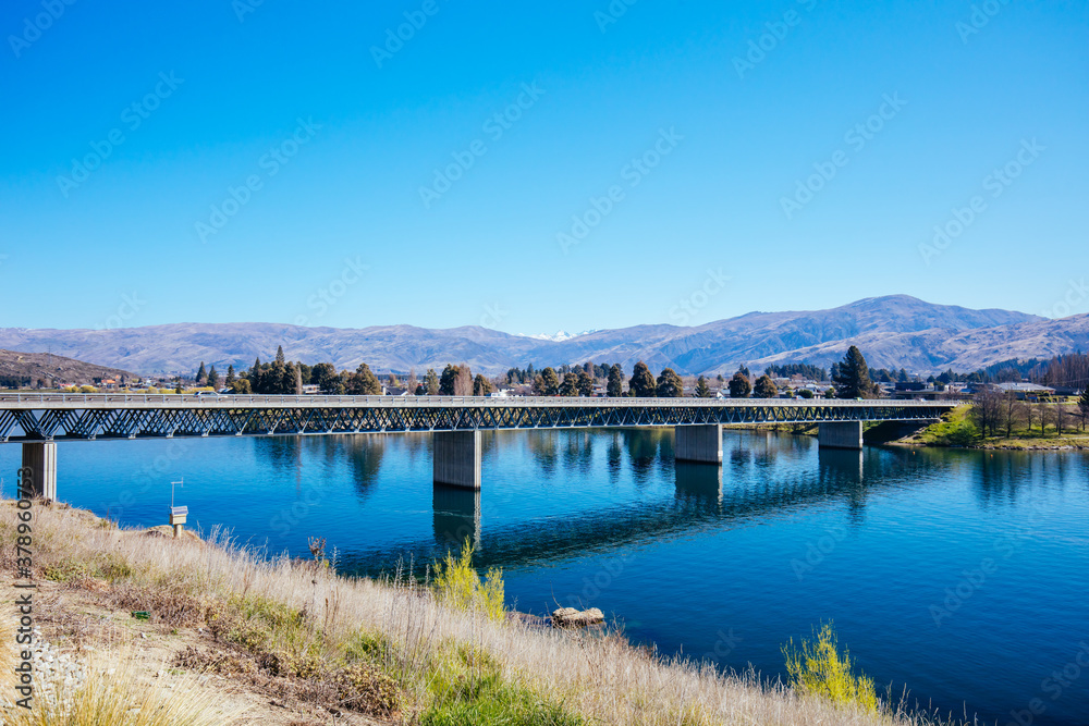 Lake Dunstan Bridge New Zealand