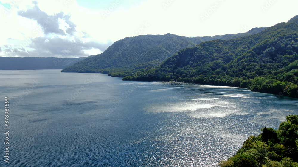 Lake Towada in autumn