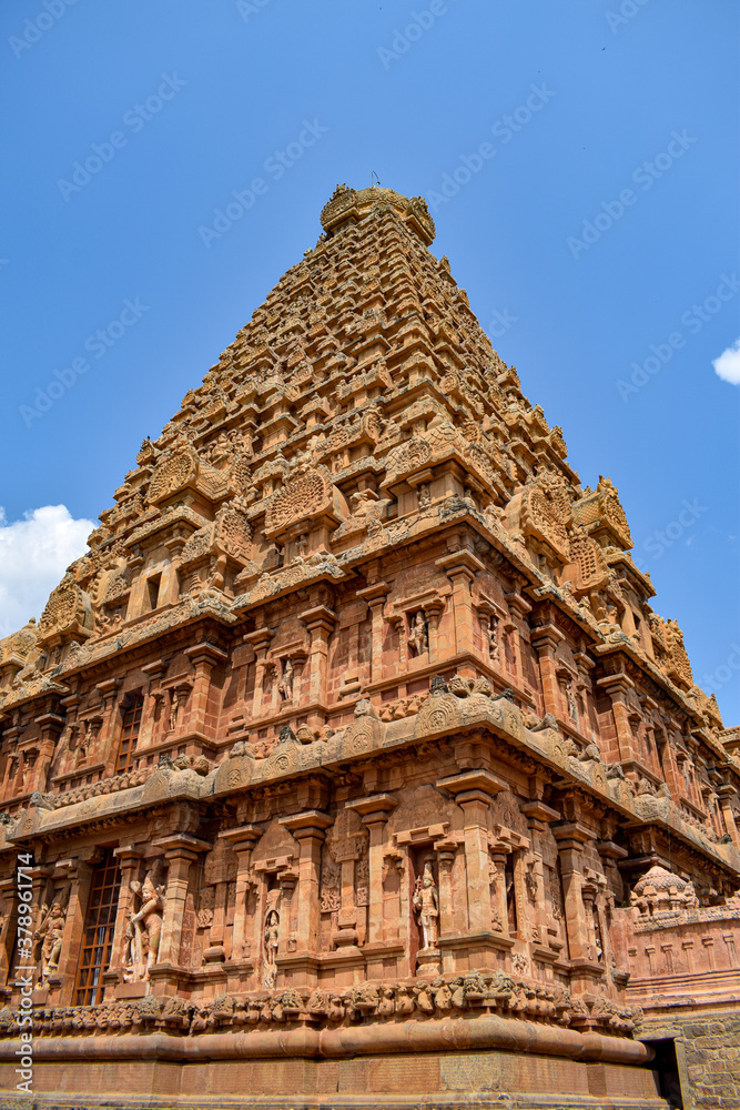 Hindu temple monumental tower