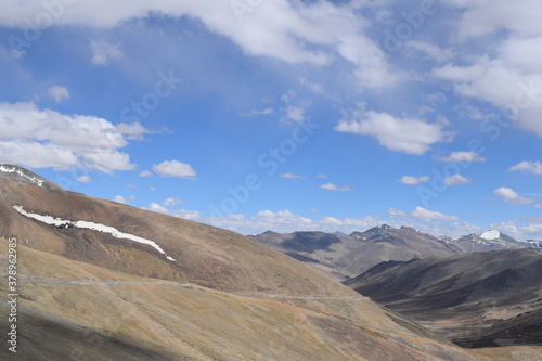 mountain landscape with blue sky in moore plains tanglang la
