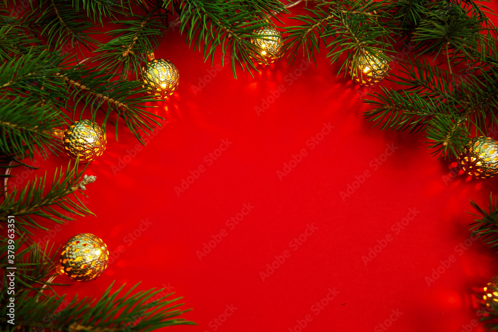 Christmas card concept with copy space for text Christmas card concept with copy space for text