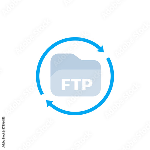 ftp icon, transfer to server