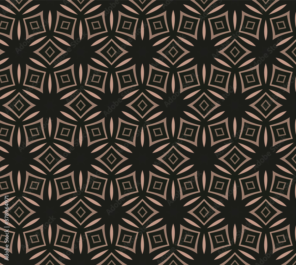 illustration in the Greek style on a brown background volumetric squares