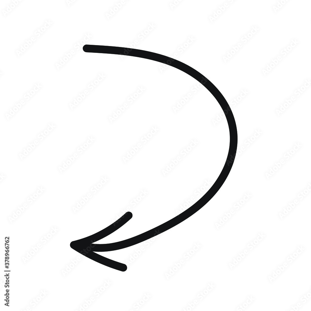 Hand Drawn Marker Icon. Arrow, circle, delete, line, marker, smudge, up, down, thin line web symbol on white background - editable stroke vector illustration eps10 Hand Drawn Marker Icon. Arrow, circle, delete, line, marker, smudge, up, down, thin line web symbol on white background - editable stroke vector illustration eps10