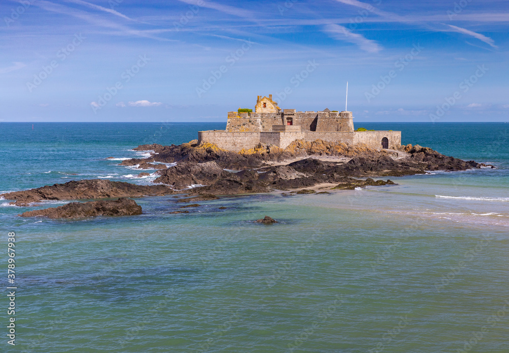 Saint Malo. Fort National on the island.