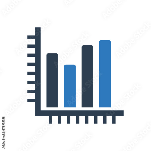 analysis graph icon - bar chart icon 