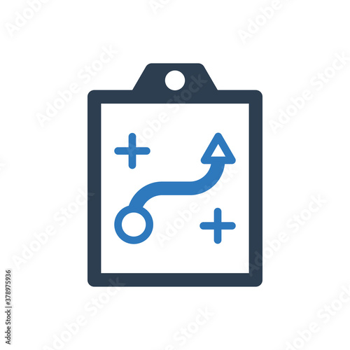 planning strategy clipboard icon 