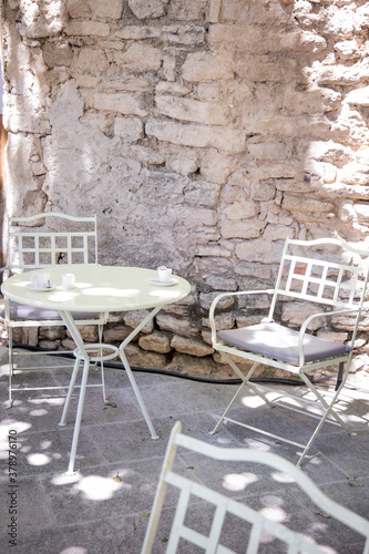 Fototapeta Provence lifestyle chairs