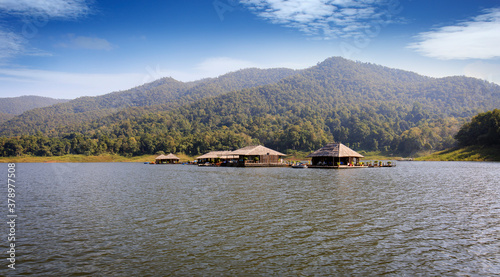 Mae Ngad Dam and Reservoir in Mae Taeng district, Chiang Mai Province, Thailand. photo