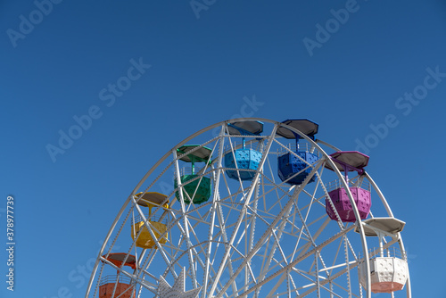 ferris wheel on a sky