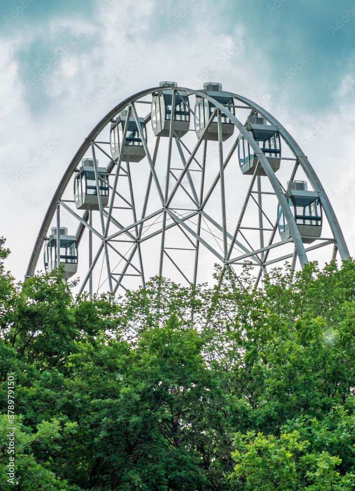 Ferris wheel in the park Ferris wheel in the park
