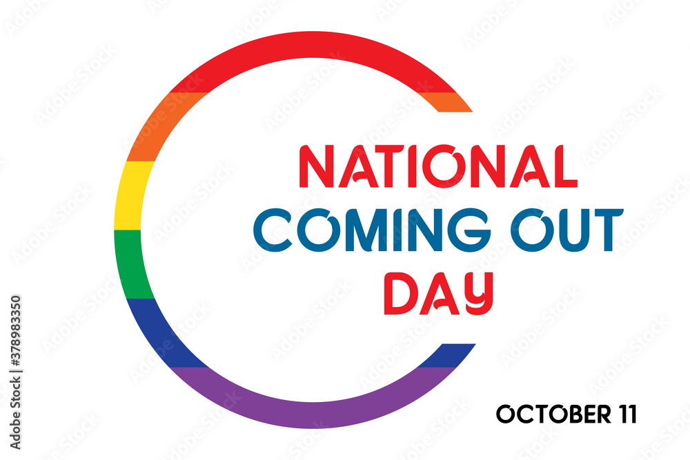 National Coming Out Day (NCOD) is an annual LGBT awareness day observed on October 11. Poster, banner, background design. National Coming Out Day (NCOD) is an annual LGBT awareness day observed on October 11. Poster, banner, background design.