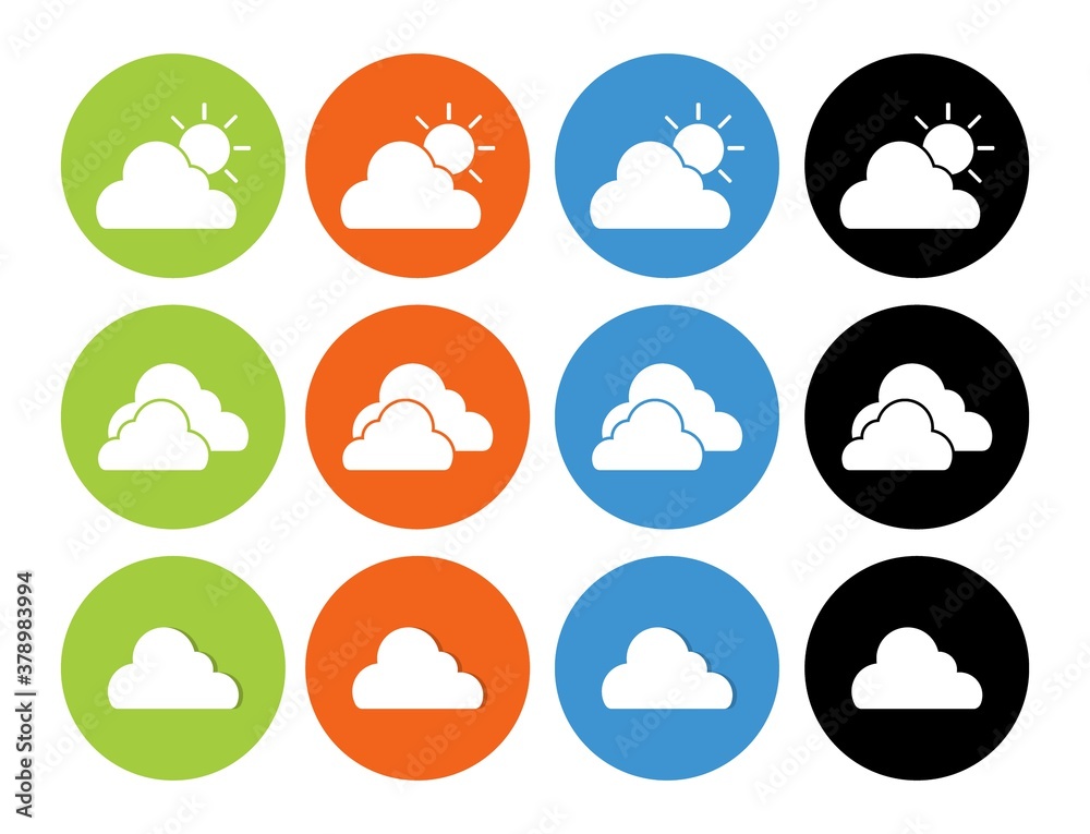 weather icons set for web weather icons set for web