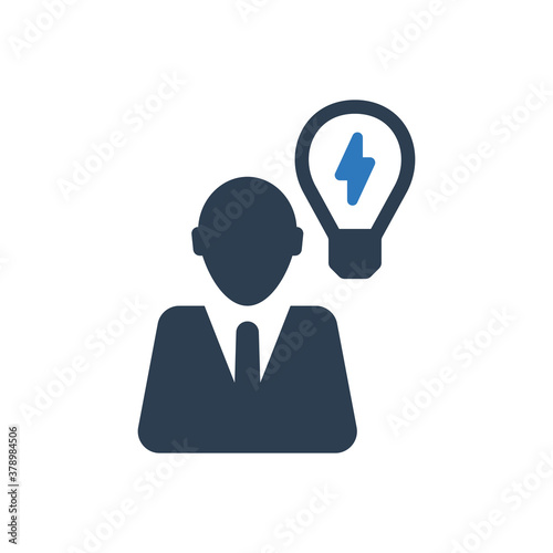 Business idea strategy icon
