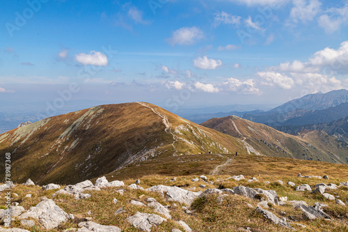 Tatra Mountains, View on Kondracka Kopa, part of Czerwone Wierchy (Red Peaks) from Malolaczniak mountain